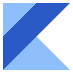 Kotlin Logo Icon from Sharp Flat Set