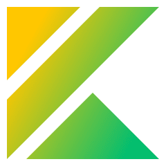 Kotlin Logo Icon from Sharp Gradient Set
