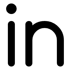 Linkedin Logo Icon from Micro Line Set
