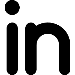 Linkedin Logo Icon from Micro Solid Set