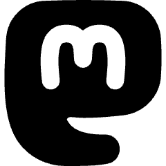 Mastodon Logo Icon from Flex Solid Set