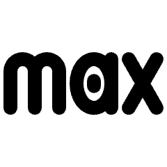 Max Logo Icon from Plump Solid Set