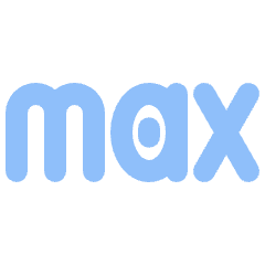 Max Logo Icon from Plump Flat Set