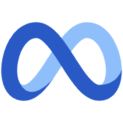 Meta Logo Icon from Plump Flat Set
