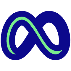 Meta Logo Icon from Plump Pop Set