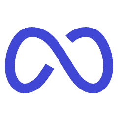 Meta Logo Icon from Sharp Duo Set