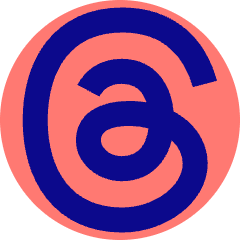 Meta Thread Logo Icon from Sharp Pop Set