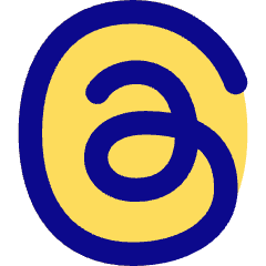 Meta Thread Logo Icon from Core Pop Set