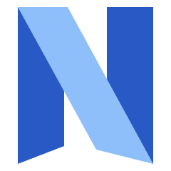 Netflix Logo Icon from Sharp Flat Set