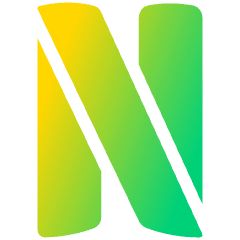 Netflix Logo Icon from Plump Gradient Set