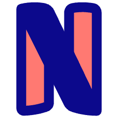 Netflix Logo Icon from Plump Pop Set