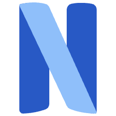 Netflix Logo Icon from Plump Flat Set