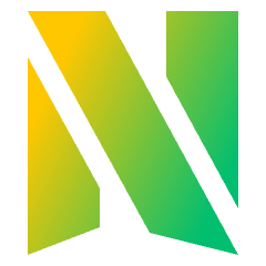 Netflix Logo Icon from Sharp Gradient Set