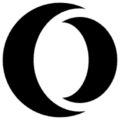 Opera Logo Icon from Core Solid Set