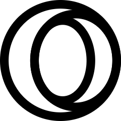 Opera Logo Icon from Core Line Set