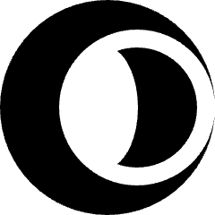 Opera Logo Icon from Sharp Solid Set