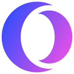 Opera Logo Icon from Core Gradient Set