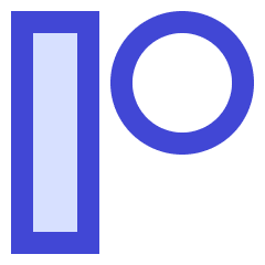 Patreon Logo Icon from Sharp Duo Set