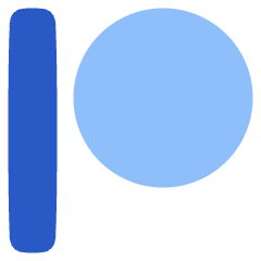 Patreon Logo Icon from Plump Flat Set