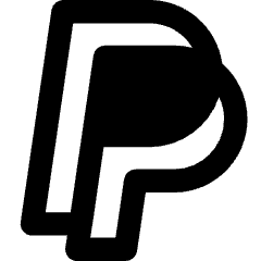 Paypal Logo Icon from Core Remix Set