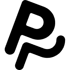 Paypal Logo Icon from Micro Solid Set
