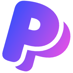 Paypal Logo Icon from Plump Gradient Set