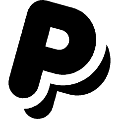 Paypal Logo Icon from Flex Solid Set