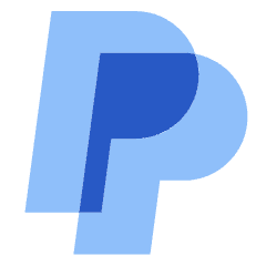 Paypal Logo Icon from Sharp Flat Set