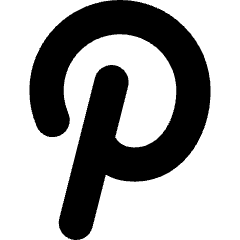 Pinterest Logo Icon from Core Solid Set