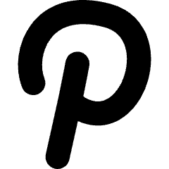 Pinterest Logo Icon from Flex Solid Set