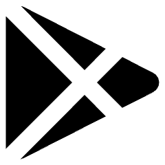 Play Store Logo Icon from Core Solid Set