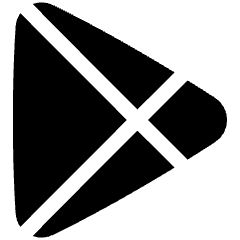 Play Store Logo Icon from Plump Solid Set