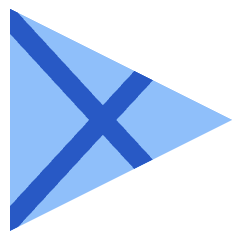 Play Store Logo Icon from Sharp Flat Set