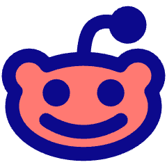 Reddit Logo Icon from Plump Pop Set
