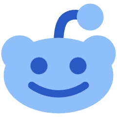 Reddit Logo Icon from Plump Flat Set