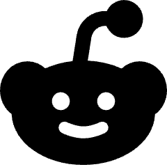 Reddit Logo Icon from Core Solid Set