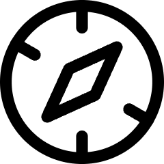 Safari Logo Icon from Core Line Set