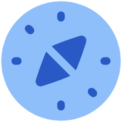 Safari Logo Icon from Plump Flat Set