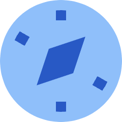 Safari Logo Icon from Sharp Flat Set