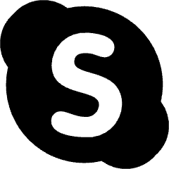 Skype Logo Icon from Core Solid Set