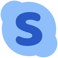 Skype Logo Icon from Plump Flat Set