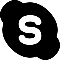 Skype Logo Icon from Flex Solid Set