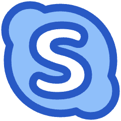 Skype Logo Icon from Plump Duo Set