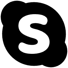 Skype Logo Icon from Plump Solid Set