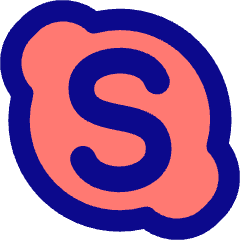 Skype Logo Icon from Core Pop Set