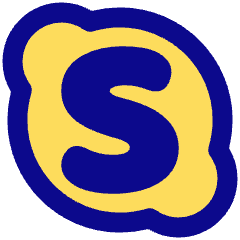 Skype Logo Icon from Plump Pop Set