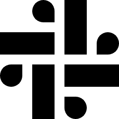 Slack Logo Icon from Sharp Solid Set