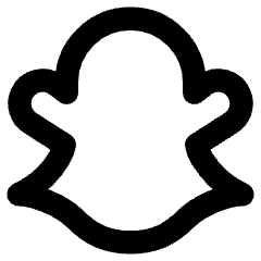 Snapchat Logo Icon from Core Remix Set