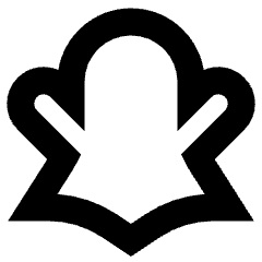 Snapchat Logo Icon from Sharp Remix Set