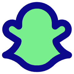 Snapchat Logo Icon from Core Pop Set